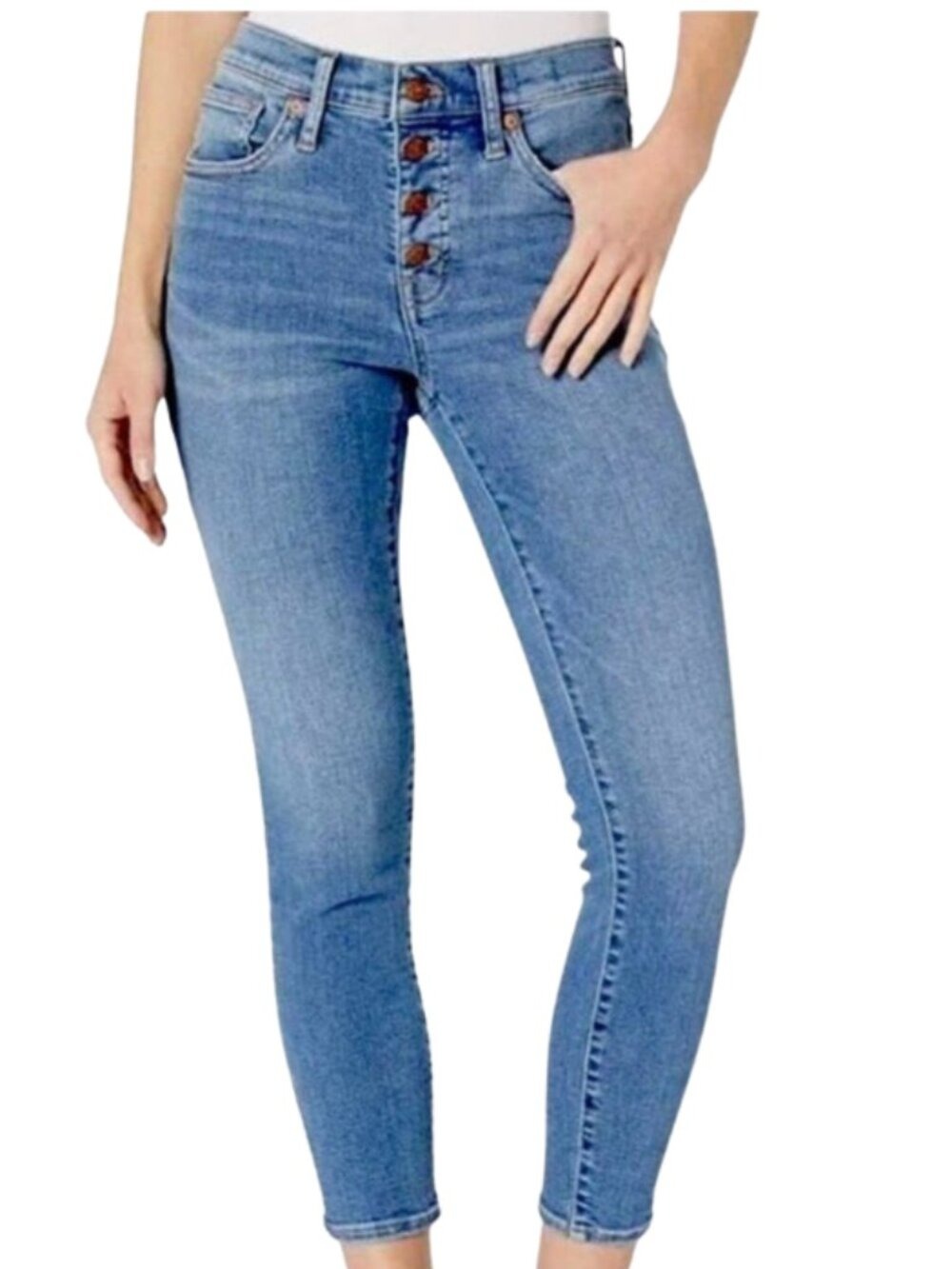 Madewell 9" Mid-Rise Skinny Crop Jean